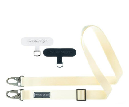 Smycz do telefonu Mobile Origin Lanyard tape 25mm 84-165cm white